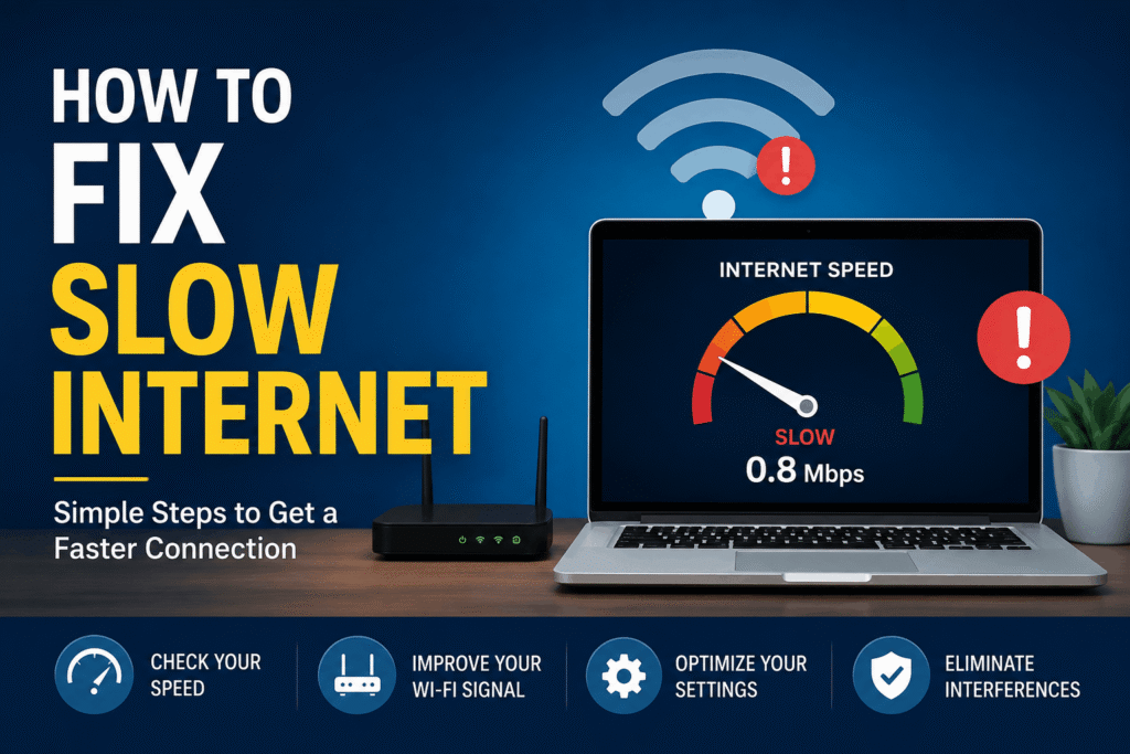 How to Fix Slow Internet – Simple Ways to Improve Your Connection Speed
