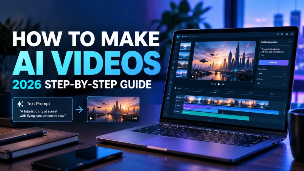 How to make AI videos using text prompts and video editing tools